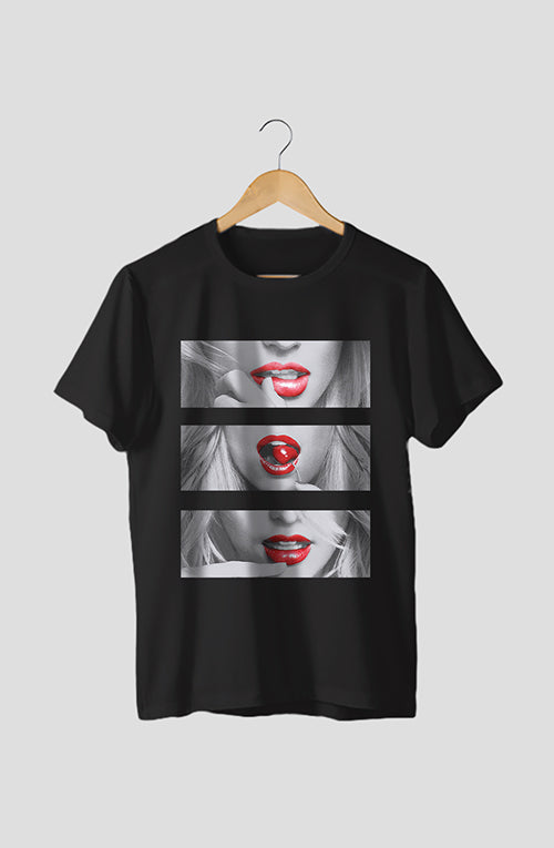 Cherry Lips T-shirt - LA7 ONLINE Shirts & Tops
