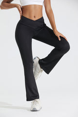 Flare Crossover Legging - LA7 ONLINE Activewear Black / L