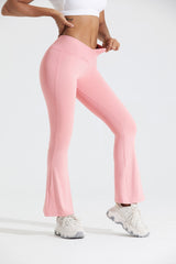 Flare Crossover Legging - LA7 ONLINE Activewear Pink / L