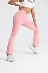 Flare Crossover Legging - LA7 ONLINE Activewear Pink / XXL