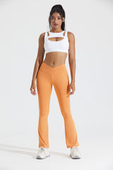 Flare Crossover Legging - LA7 ONLINE Activewear Orange / S