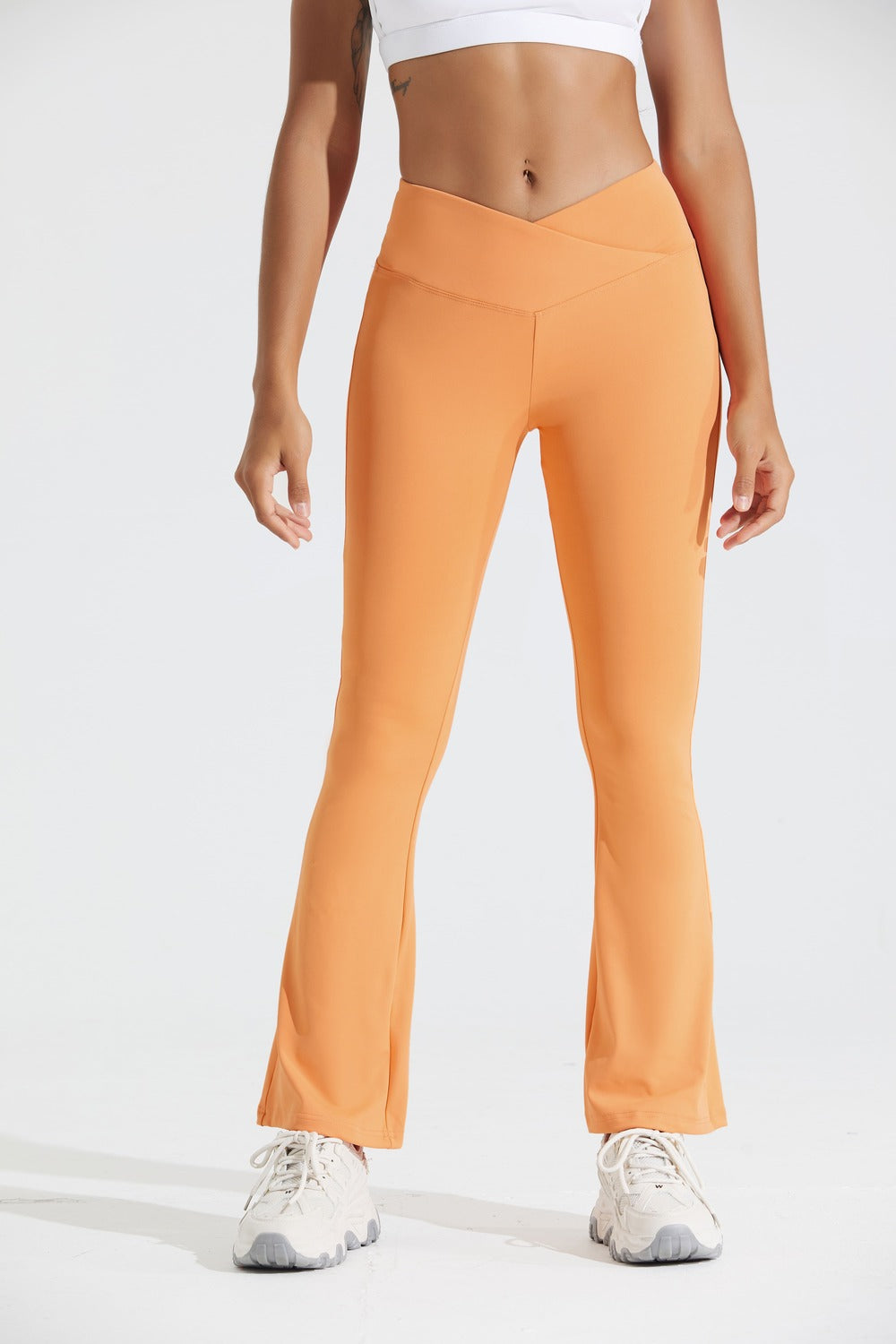 Flare Crossover Legging - LA7 ONLINE Activewear Orange / L