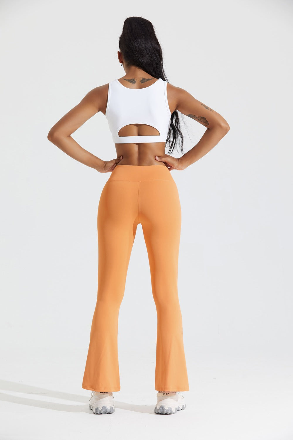 Flare Crossover Legging - LA7 ONLINE Activewear Orange / XXL