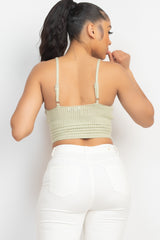 Knitted Cami Sweater Tank Top - LA7 ONLINE