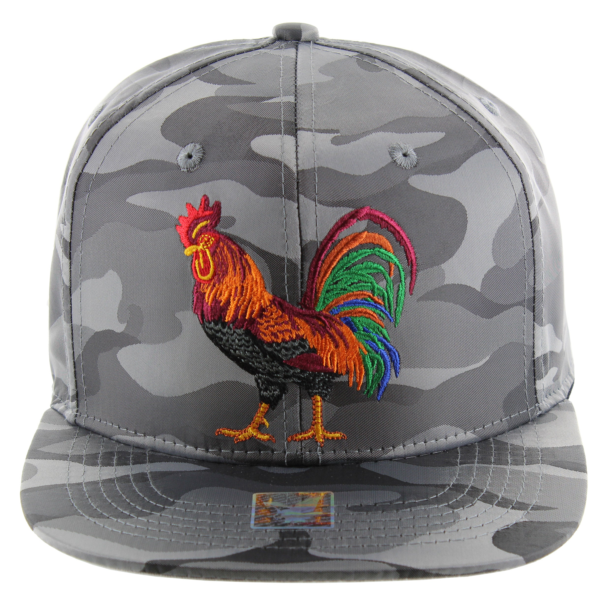 Rooster Embroidered 3d Camo Cap - LA7 ONLINE One Size
