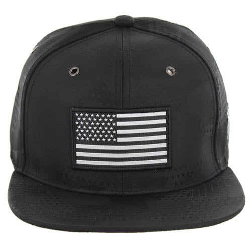 American Flag Embroidered Baseball Cap - LA7 ONLINE One Size
