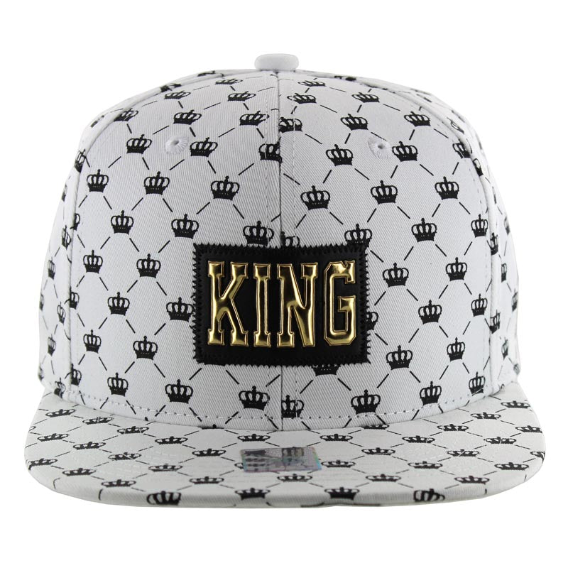 King 3d Gold/Black Cap - LA7 ONLINE One Size / White