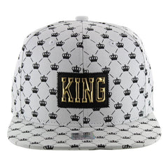 King 3d Gold/Black Cap - LA7 ONLINE One Size / White