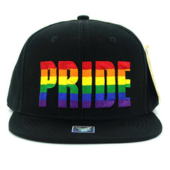 Pride 3d Embroidered Black Cap - LA7 ONLINE One Size / Pride