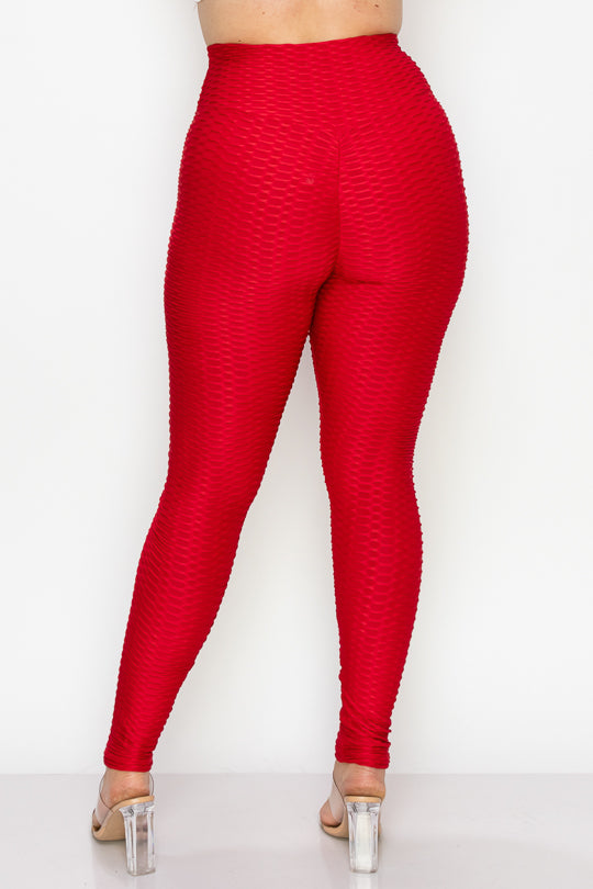 Red Prancing Llama Leggings Pants TC Tall & Curvy Size Dren Designs