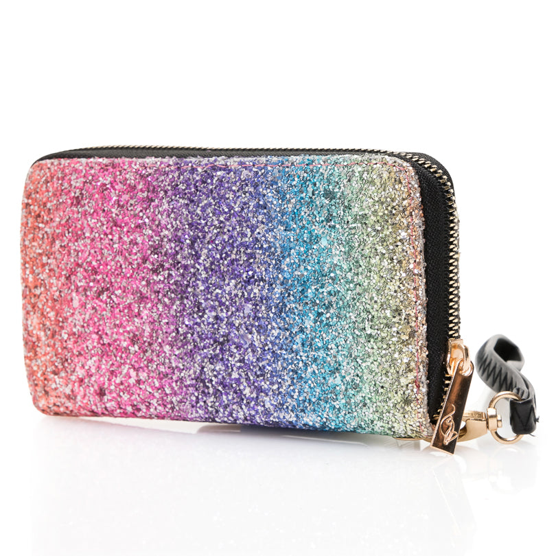 Custom Made Rainbow Glitter Bag With Tassels - Etsy