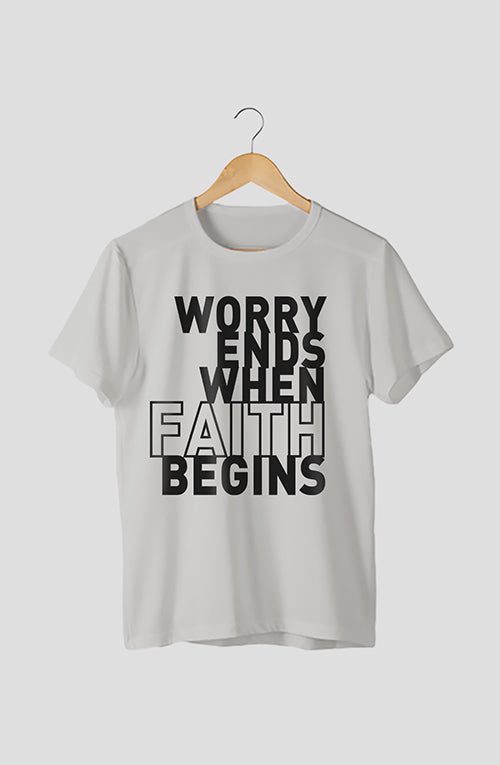 Worry Ends T-shirt - LA7 ONLINE Shirts & Tops S